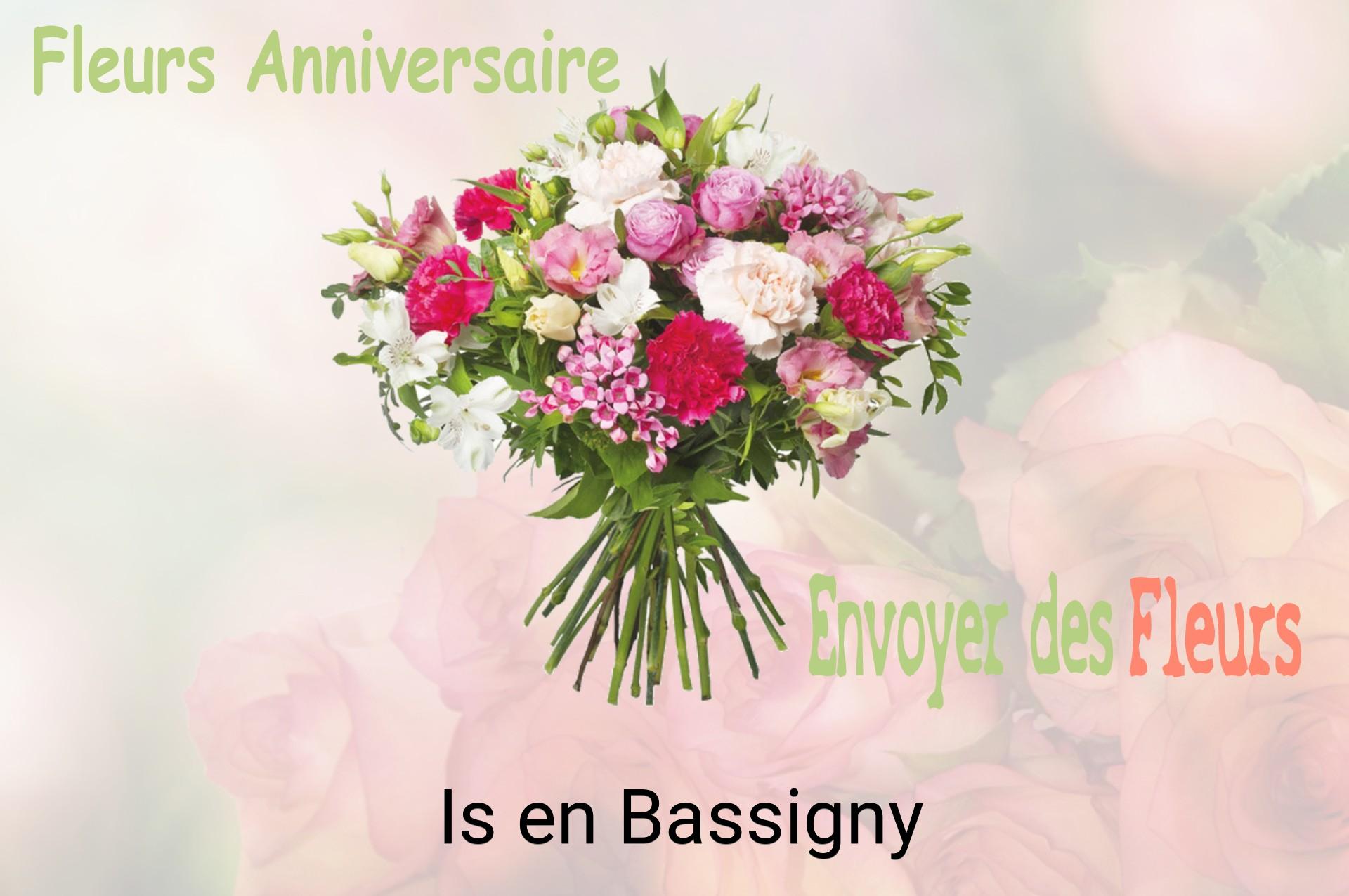 Bouquet de fleurs d’anniversaire livré à Is-en-Bassigny