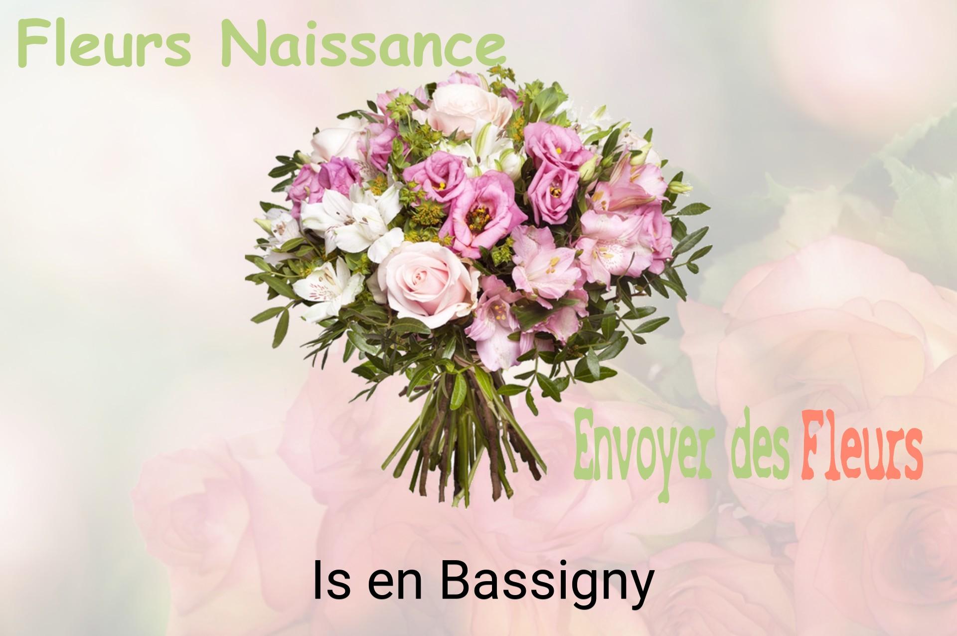 Bouquet de fleurs de naissance livré à Is-en-Bassigny